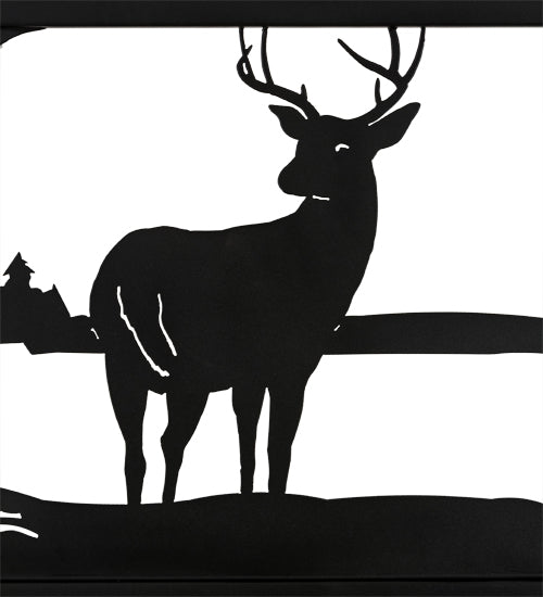 94.5"W Neversink Bridge Stag Decor