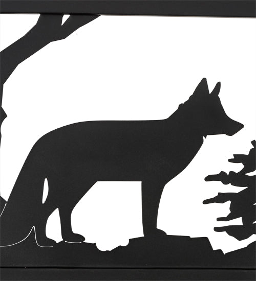 94.5"W Neversink Bridge Fox Decor