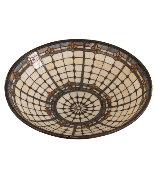 22"W Fleur-De-Lite Shade