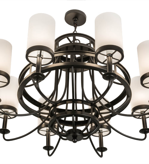 46"W Saxony 8 Lt Chandelier