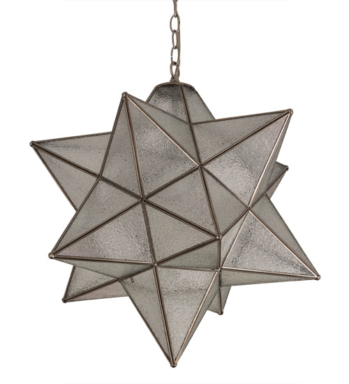 24" Wide Moravian Star Pendant