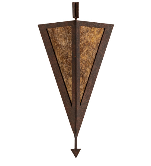 8" Wide Desert Arrow Wall Sconce