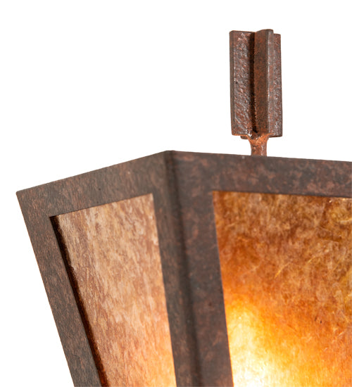 8" Wide Desert Arrow Wall Sconce