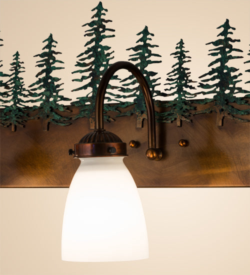 30" Wide Tall Pines 3 Light Vanity