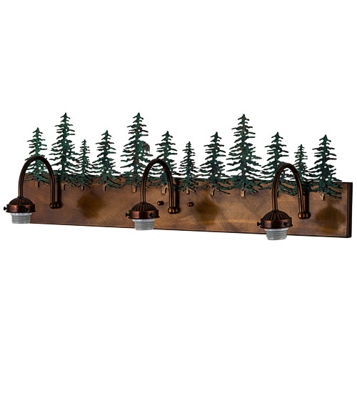 30" Wide Tall Pines 3 Light Vanity