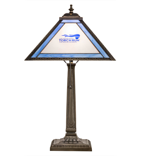 22"H Personalized Torch Run Table Lamp