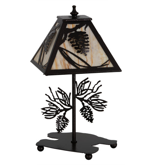 15"H Whispering Pines Accent Lamp