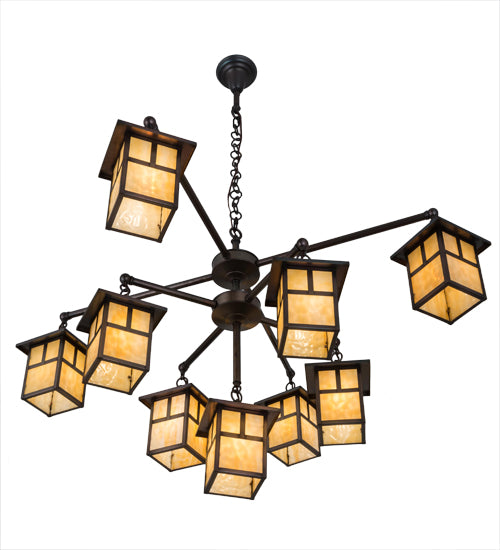 50"W Hyde Park T Mission 9 Lt Chandelier