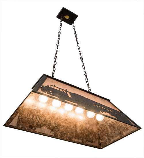 33"L Personalized Fitzgerald Oblong Pendant