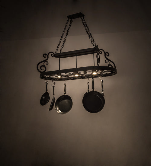 48"L Neo 3 Light Pot Rack