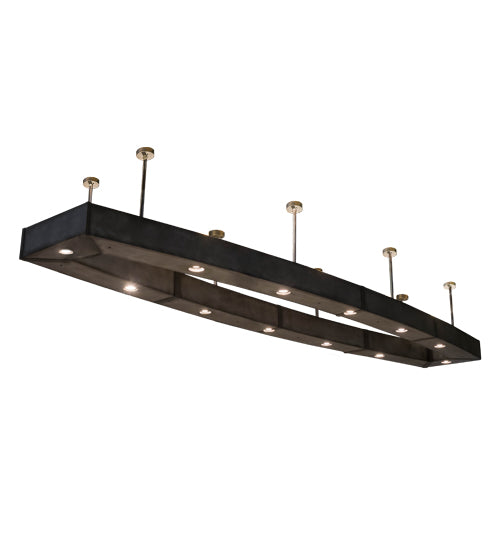 198" Long Axiom Oblong Pendant