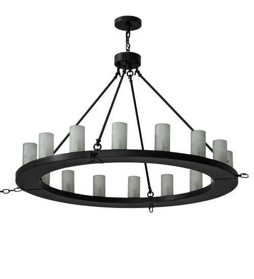 48"W Loxley 16 Lt Chandelier