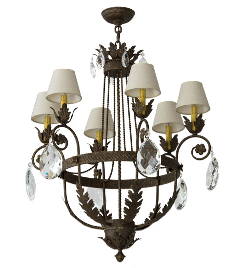 26" Wide Antonia 6 Light Chandelier