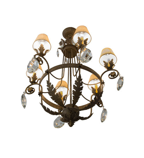 26" Wide Antonia 6 Light Chandelier