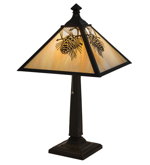 23.5"H Winter Pine Table Lamp