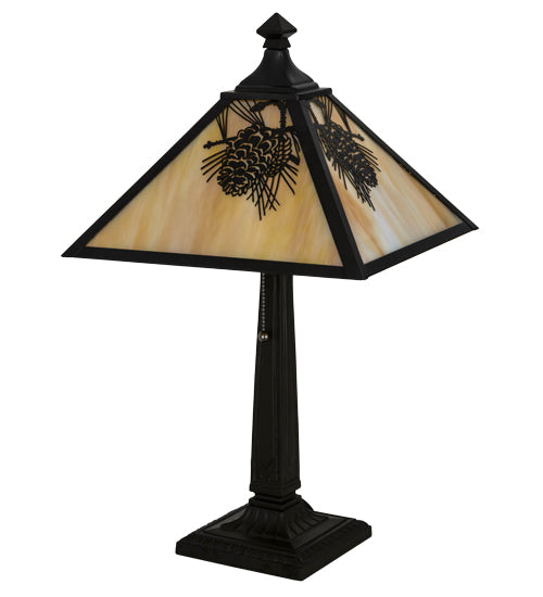 23.5"H Winter Pine Table Lamp