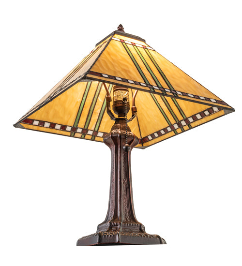 19" High Prairie Corn Table Lamp