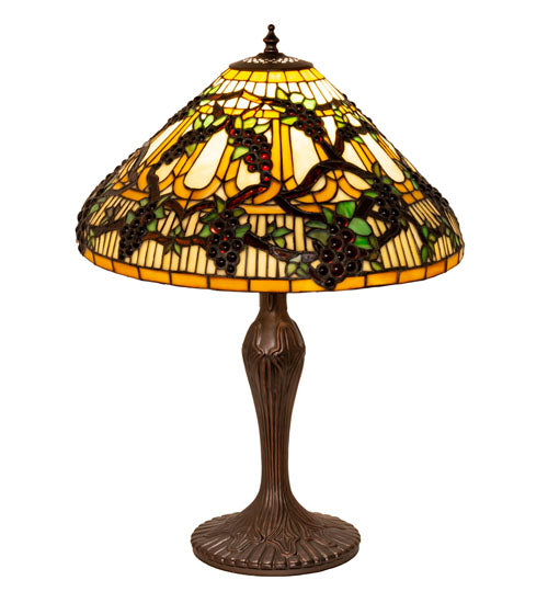 23" High Jeweled Grape Table Lamp