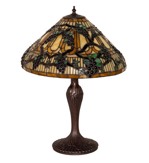 23" High Jeweled Grape Table Lamp