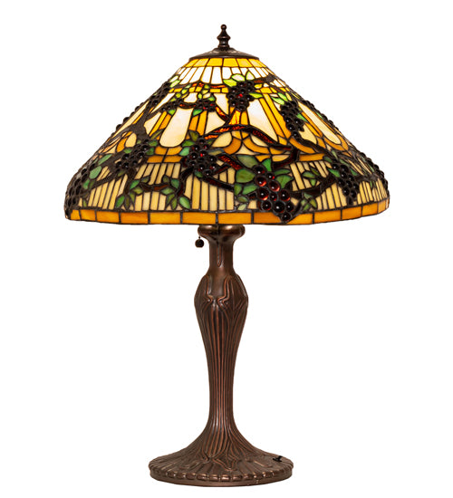 23" High Jeweled Grape Table Lamp