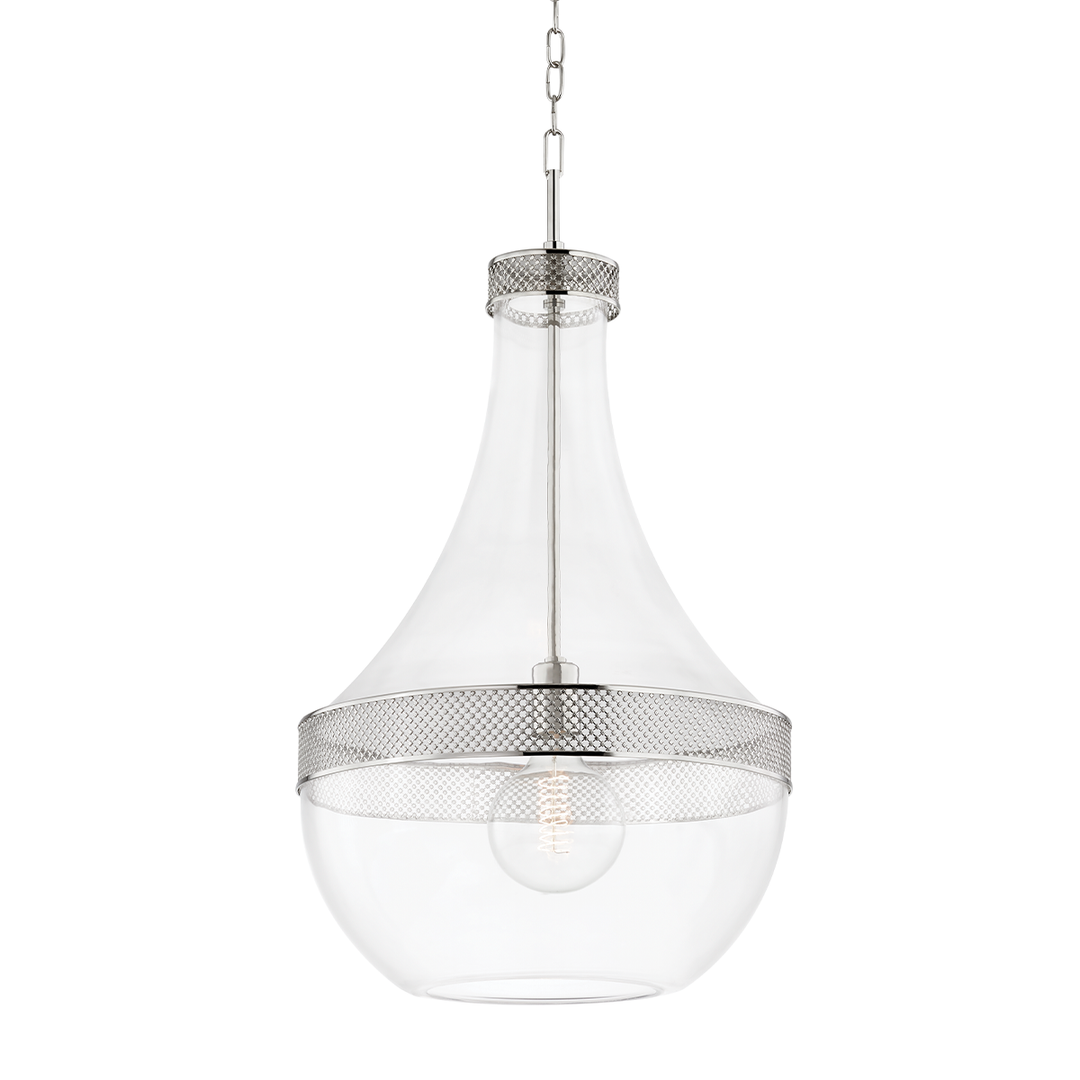 Hagen Pendant 32" - Polished Nickel