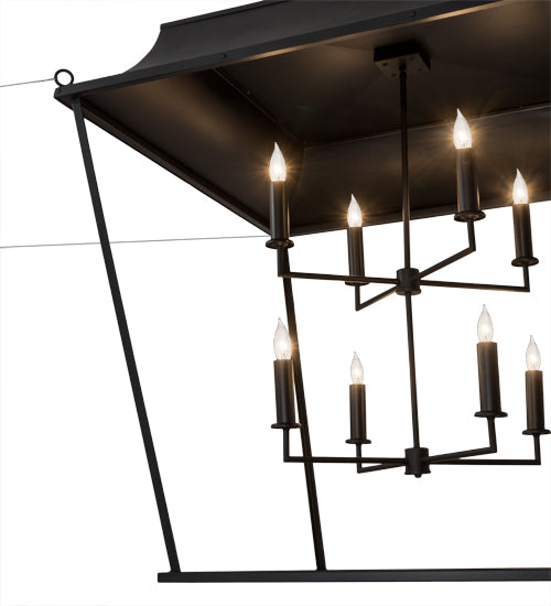 43" Square Bastille Omega Pendant