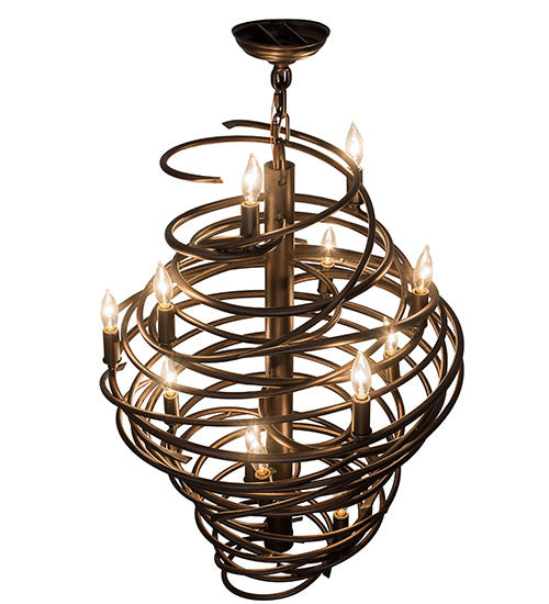 20"W Cyclone 13 Lt Chandelier