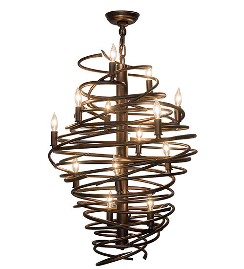 20"W Cyclone 13 Lt Chandelier