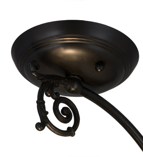 7" Wide Revival Gas & Electric Semi-Flushmount