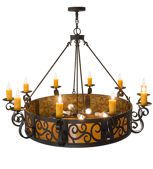 56" Wide Delano 10 Light Chandelier