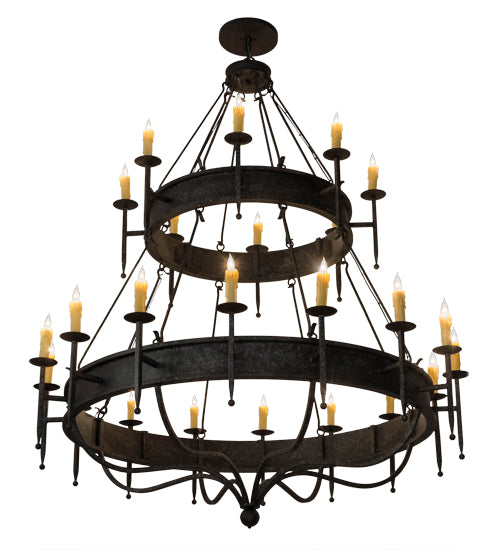 72" Wide Marta 24 Light Two Tier Chandelier