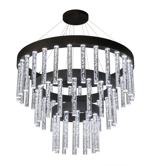 60"W Aquagen Three Tier Chandelier