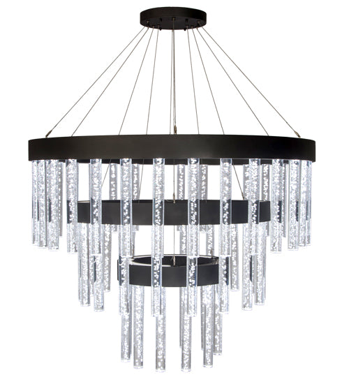 60"W Aquagen Three Tier Chandelier