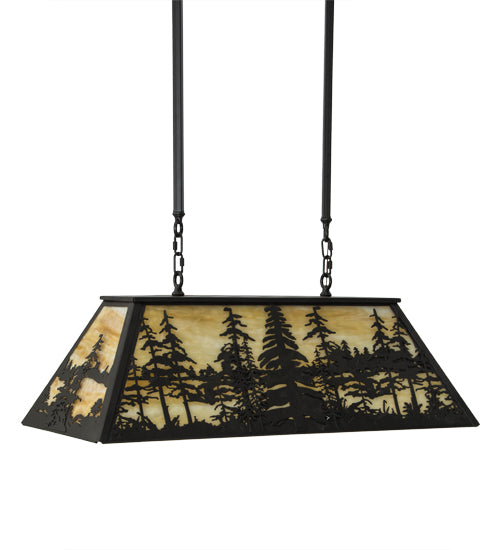 36"L Tall Pines Oblong Pendant