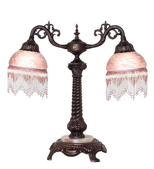 20" High Roussillon 2 Arm Table Lamp