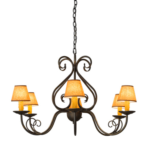 36" Wide Jenna 6 Light Chandelier