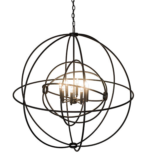 43"W Atom Enerjisi 8 Lt Chandelier