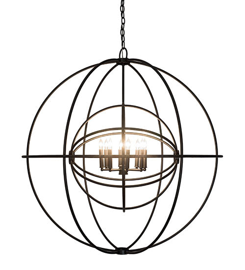 43"W Atom Enerjisi 8 Lt Chandelier