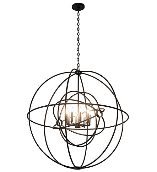 43"W Atom Enerjisi 8 Lt Chandelier