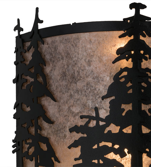 12" Wide Tall Pines Wall Sconce