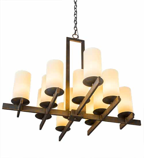 36" Wide Dante 12 Light Chandelier