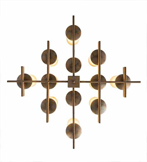 36" Wide Dante 12 Light Chandelier