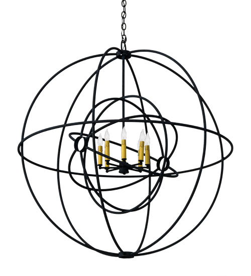 43"W Atom Enerjisi 8 Lt Chandelier