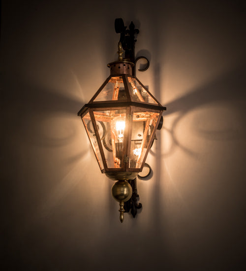 14"W Millesime Lantern Wall Sconce