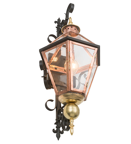 14"W Millesime Lantern Wall Sconce