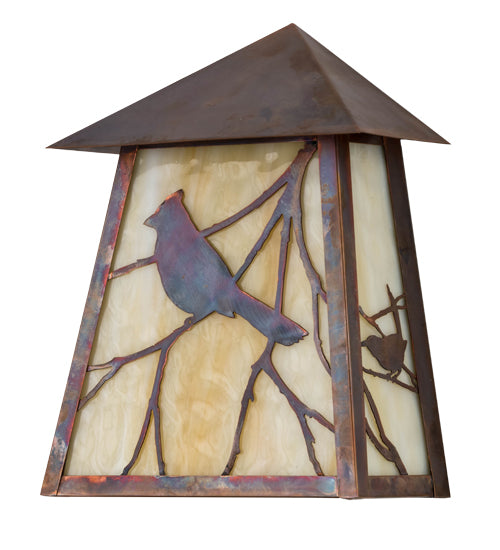 9"W Stillwater Song Bird Wall Sconce