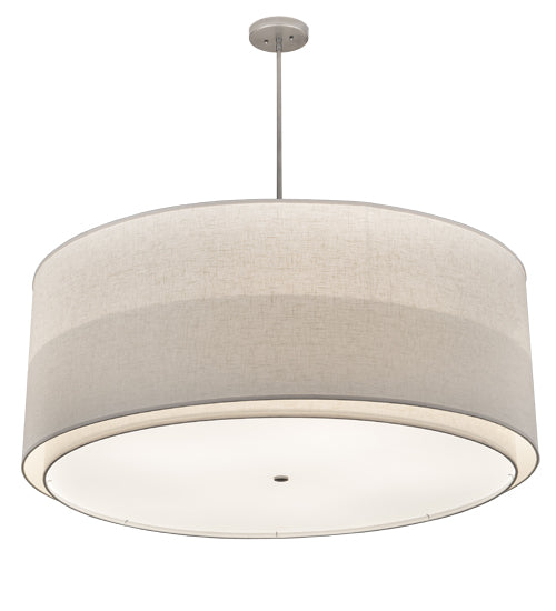 48"W Cilindro Textrene 2 Tier Pendant