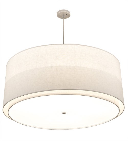 48"W Cilindro Textrene 2 Tier Pendant