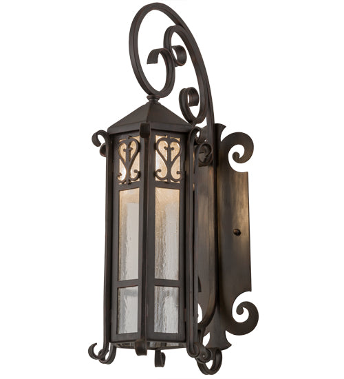 9"W Caprice Lantern Wall Sconce