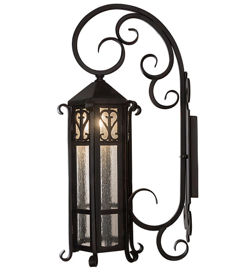 9"W Caprice Lantern Wall Sconce